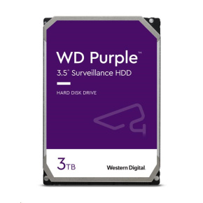 WD PURPLE WD34PURZ 3TB, SATA III 3.5", 128MB, 175MB/s, Low Noise, CMR