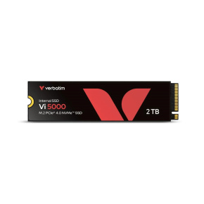 VERBATIM SSD Vi5000 Internal PCIe NVMe M.2 SSD 2TB , W 4300/ R 5000 MB/s VERBATIM SSD Vi5000 Internal PCIe NVMe M.2 SSD 2TB , W 4300/ R 5000 MB/s