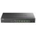 D-Link DMS-1250-10SP/E, 8x 2.5G BASE-T PoE, 2x 10G SFP+, 240W Smart Managed Switch