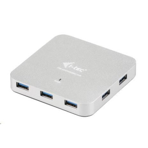 i-tec USB 3.0 Hub 7-Port Metal s napájecím adaptérem