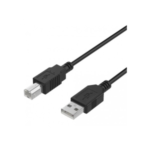 WG Datový kabel USB-A (male) to USB-B (male)  3m / black