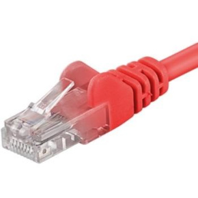 PremiumCord Patch kabel UTP RJ45-RJ45 CAT6 0.25m červená