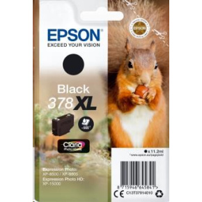 EPSON ink čer Singlepack Black 378XL Claria Photo HD Ink 11,2 ml