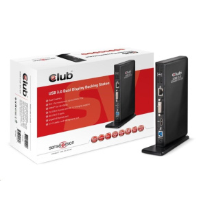 Club3D Dokovací stanice USB 3.0 Type A Dual Display