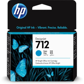 HP 712 29-ml Cyan DesignJet Ink Cartridge