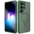 3mk ochranný kryt Misty MagCase Green pro Samsung Galaxy S25 Ultra