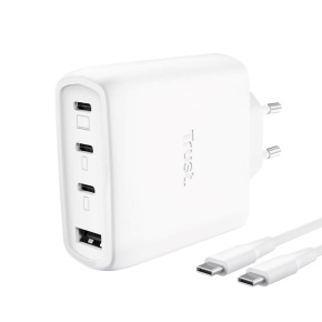 TRUST GaN Nabíječka MAXO 65W, 3xUSB-C,1xUSB-A, bílá