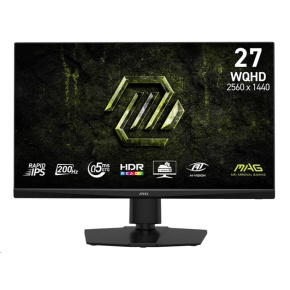 MSI LCD MAG 272QPF E20, 27", 2560x1440, Rapid IPS, 0,5 ms, VESA 100x100, Black