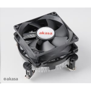 AKASA chladič CPU AK-CCE-7102EP pro Intel  LGA 775 a 1156, 80mm PWM ventilátor, do 73W