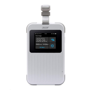 ACER Router Connect Enduro M6E,5G,LTE,2.4" touch display,Wifi,NFC,USB-C,2.4GHz,8000mAh,White
