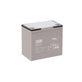 Baterie - Fiamm 12 FGL55 (12V/55Ah - M6) životnost 10let