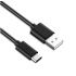 PremiumCord Kabel USB 3.1 C/M - USB 2.0 A/M, rychlé nabíjení proudem 3A, 10cm, černá