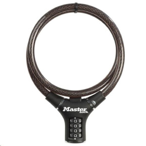 Master Lock Ocelové kombinační lanko na kolo 8229EURDPRO - 0,9m Master Lock Ocelové kombinační lanko na kolo 8229EURDPRO - 0,9m