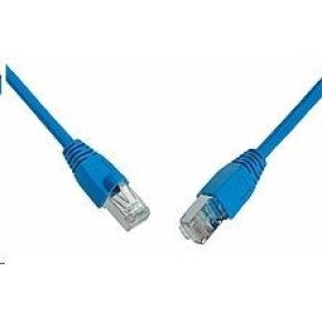 Solarix Patch kabel CAT5E SFTP PVC 10m modrý snag-proof C5E-315BU-10MB