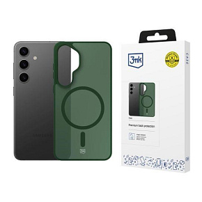 3mk ochranný kryt Smoke MagCase Green pro Samsung Galaxy S24 3mk ochranný kryt Smoke MagCase Green pro Samsung Galaxy S24