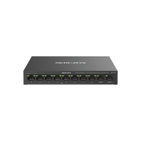 MERCUSYS switch MS110CP (8x100Mb/s,2xGbE,8xPoE+,65W,fanless) MERCUSYS switch MS110CP (8x100Mb/s,2xGbE,8xPoE+,65W,fanless)