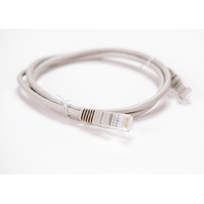 LYNX patch kabel Cat5E, UTP - 1m, šedý (prodej po 10 ks)