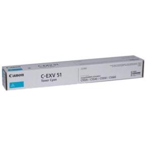 Canon toner iR-C55xx, C57xx cyan (C-EXV51L) (26000 str.) Canon toner iR-C55xx, C57xx cyan (C-EXV51L) (26000 str.)