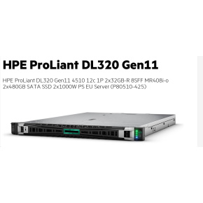 HPE PL DL320g11 4510 (2.4/12C) 2x32G (p64706) 2x480G (P40497) MR408i-o 8SFF 2x1000W 2x1Gb Smart Choice HPE PL DL320g11 4510 (2.4/12C) 2x32G (p64706) 2x480G (P40497) MR408i-o 8SFF 2x1000W 2x1Gb Smart Choice