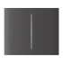 Ajax  CenterButton (2-gang) vertical - Středové dvou tlačítko, vertikální instalace, šedá