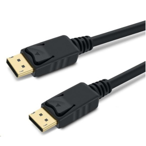 PREMIUMCORD DisplayPort 1.3/1.4 přípojný kabel M/M, zlacené konektory, 1m