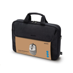 DICOTA Value Toploading Kit 14-16, Brašna na notebook s přiloženou optickou myší, černá DICOTA Value Toploading Kit 14-16, Brašna na notebook s přiloženou optickou myší, černá