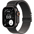 Apple Watch Ultra 3 GPS + Cellular 49mm Black Titanium Case with Black Titanium Milanese Loop - Large