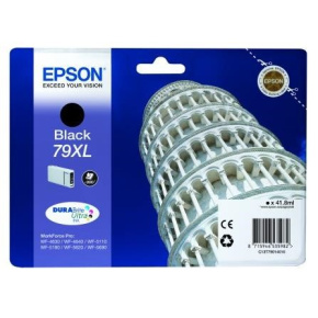 EPSON Ink čer WF-5xxx Series Ink Cartridge "Pisa" 79 XL Black (41,8 ml)