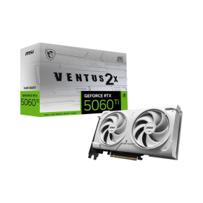 MSI VGA NVIDIA GeForce RTX 5060 Ti 16G VENTUS 2X OC WHITE PLUS, RTX 5060 Ti, 16GB GDDR7, 3xDP, 1xHDMI MSI VGA NVIDIA GeForce RTX 5060 Ti 16G VENTUS 2X OC WHITE PLUS, RTX 5060 Ti, 16GB GDDR7, 3xDP, 1xHDMI