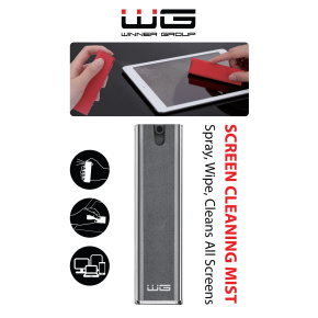 WG - Čistič obrazovky 2v1, černá WG - Čistič obrazovky 2v1, černá