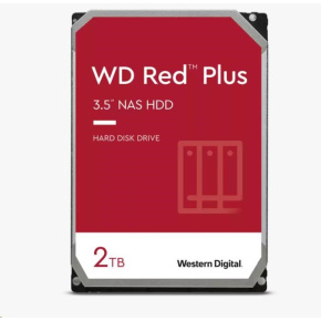 BAZAR - WD RED PLUS NAS WD20EFPX 2TB SATA/600 64MB cache 175 MB/s CMR