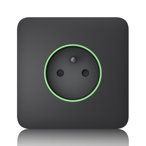 Ajax SoloCover (smart) - Samostatný kryt zásuvky, grafitová Ajax SoloCover (smart) - Samostatný kryt zásuvky, grafitová