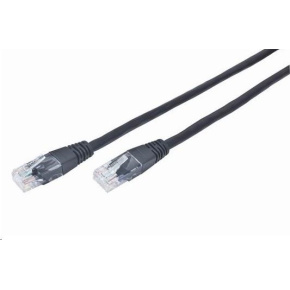 GEMBIRD kabel patchcord Cat5e UTP 1m, černý