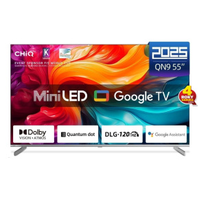CHiQ M55QN9V TV 55", UHD MiniLED Google TV DLG 120 Hz CHiQ M55QN9V TV 55", UHD MiniLED Google TV DLG 120 Hz