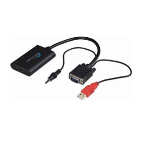 PREMIUMCORD HDMI elektronický konvertor na rozhraní VGA + audio