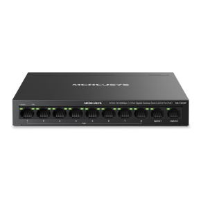 MERCUSYS switch MS110CMP (10x100Mb/s,8xPoE+,115W,fanless) MERCUSYS switch MS110CMP (10x100Mb/s,8xPoE+,115W,fanless)