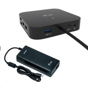 i-tec USB-C HDMI DP Docking Station, Power Delivery 100 W + Universal Charger 112 W