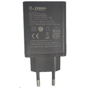 Zebra Wall Adapter, USB-C, EU