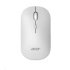 ACER bezdrátová myš Wireless Mouse AMR130,dual mode 2.4GHz + BT 5.2,4 tlačítka,1600dpi,125Hz,30 IPS,Bílá