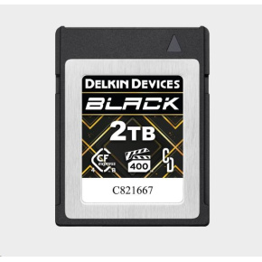 Delkin CFexpress 4.0 BLACK | Type B | R3700/W3220 (VPG400) 2TB