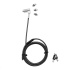 DICOTA Universal Security Cable Lock 3 Exchangeable heads fits all slots keyed