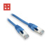LYNX FTP patch kabel Cat5e PVC, CCA, 1m, modrý (balení obsahuje 10ks)
