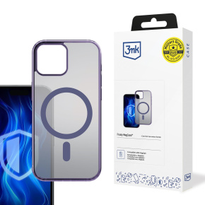 3mk ochranný kryt Frosty MagCase Purple pro Apple iPhone 13 3mk ochranný kryt Frosty MagCase Purple pro Apple iPhone 13