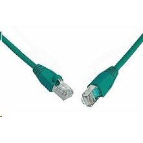 Solarix Patch kabel CAT5E SFTP PVC 10m zelený snag-proof C5E-315GR-10MB