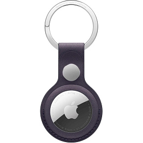 Apple AirTag FineWoven Key Ring - Midnight Purple