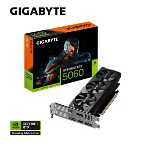 GIGABYTE VGA NVIDIA GeForce RTX 5060 Low Profile OC 8G, 8G GDDR7, 3xDP, 1xHDMI GIGABYTE VGA NVIDIA GeForce RTX 5060 Low Profile OC 8G, 8G GDDR7, 3xDP, 1xHDMI