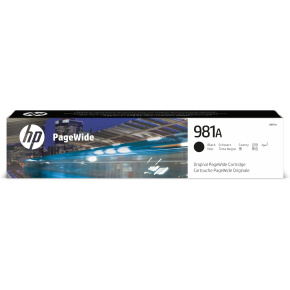 HP 981A Black Original PageWide Cartridge (6,000 pages) HP 981A Black Original PageWide Cartridge (6,000 pages)