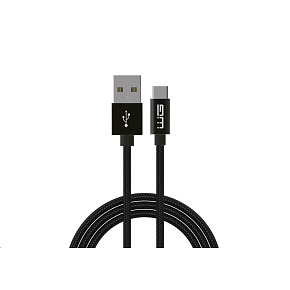 WG - Datový kabel SUPER CHARGE Type-C na USB-A, 1 metr, 5 A, černá WG - Datový kabel SUPER CHARGE Type-C na USB-A, 1 metr, 5 A, černá