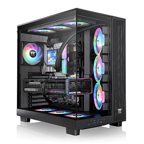 BAZAR THERMALTAKE Case View 380 XL TG ARGB, ATX, Průhledná bočnice, 4x 120mm ARGB Fan, černá POŠKOZENÝ OBAL BAZAR THERMALTAKE Case View 380 XL TG ARGB, ATX, Průhledná bočnice, 4x 120mm ARGB Fan, černá POŠKOZENÝ OBAL