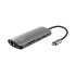 TRUST Dokovací stanIice DALYX USB-C 7v1, 1xHDMI, 1xUSB-C, 2xUSB, 1x RJ45, šedá